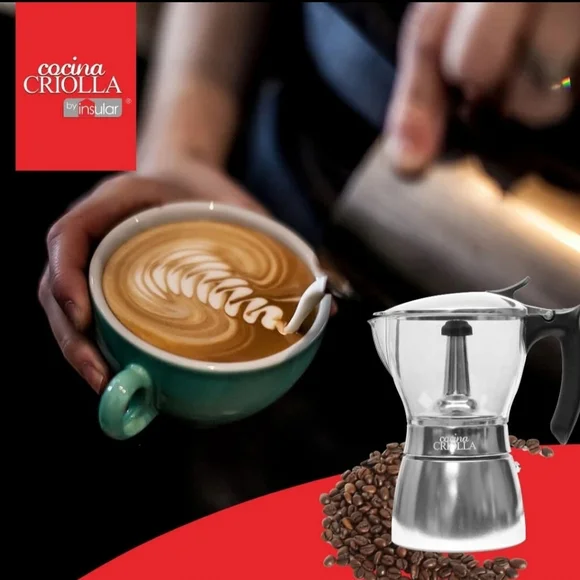 Espresso Coffee Maker 6 cups with FREE coffee cup - Picture 3 of 5